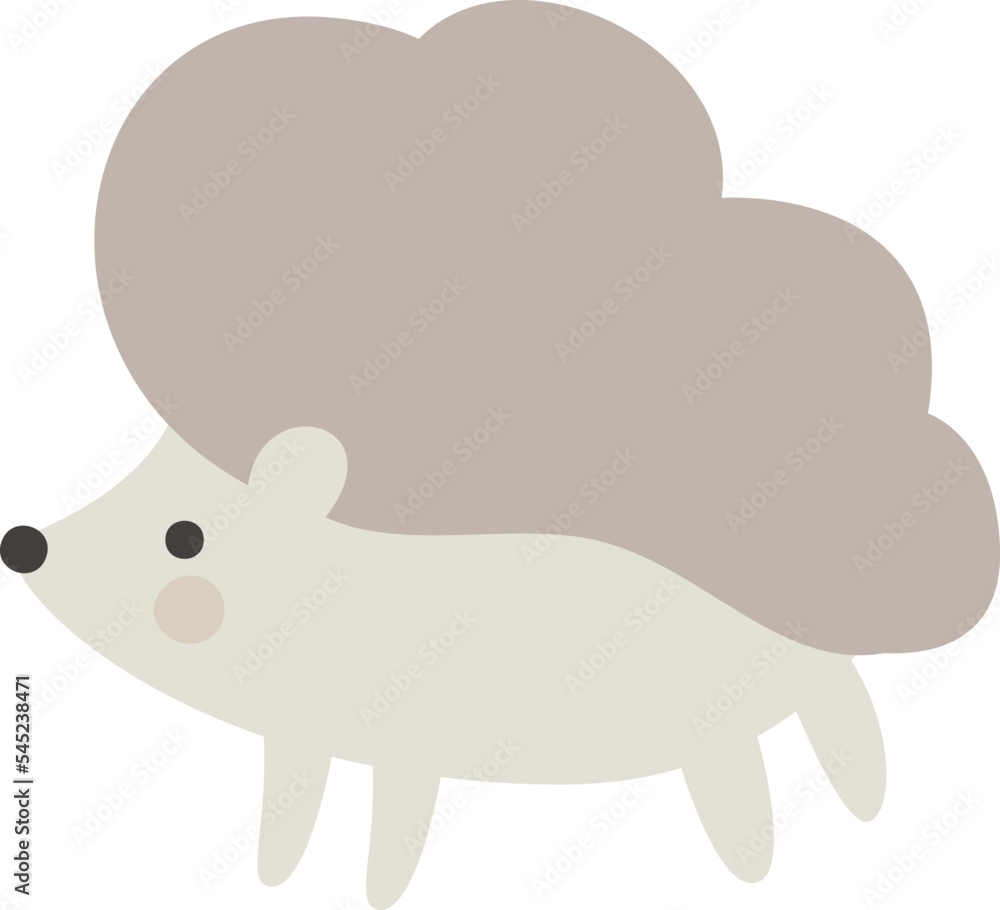 Awesome baby vector cute flat hedgehog isolated. Doodle animal illustration in scandinavian style for design. Graphic resource for web content, banner sticker Awesome baby vector cute flat hedgehog isolated. Doodle animal illustration in scandinavian style for design. Graphic resource for web content, banner sticker