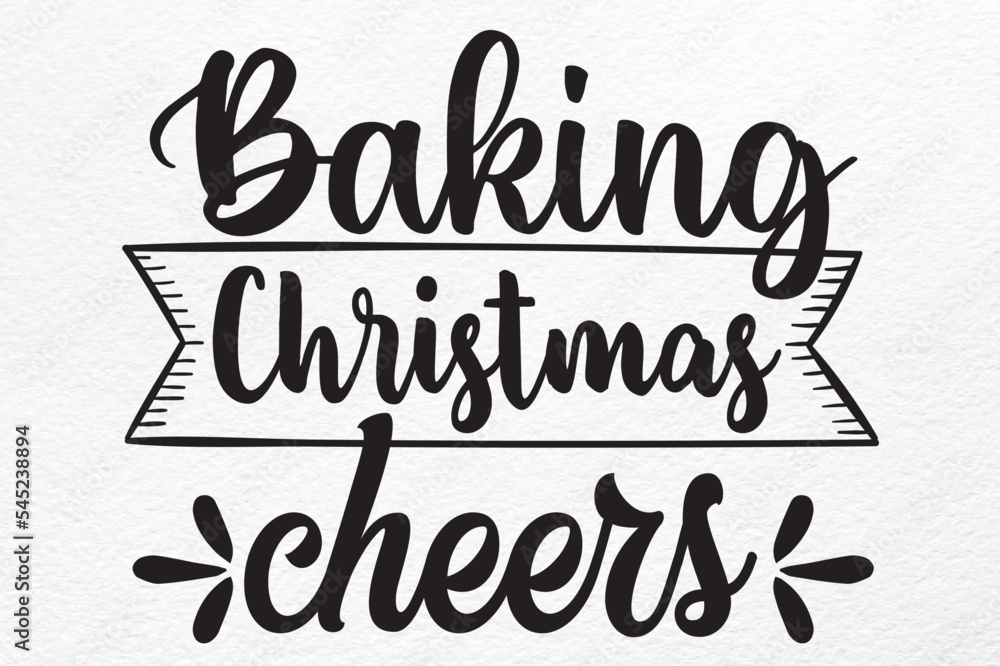Baking christmas cheers