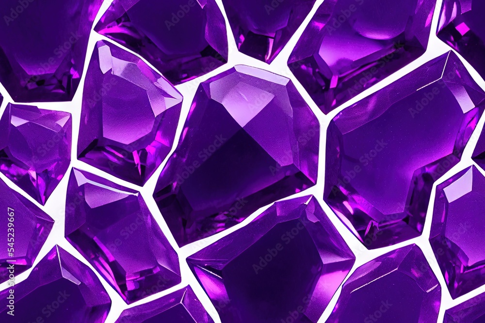 Amethyst Crystal Gem Jewel Seamless Texture Pattern Tiled Repeatable ...