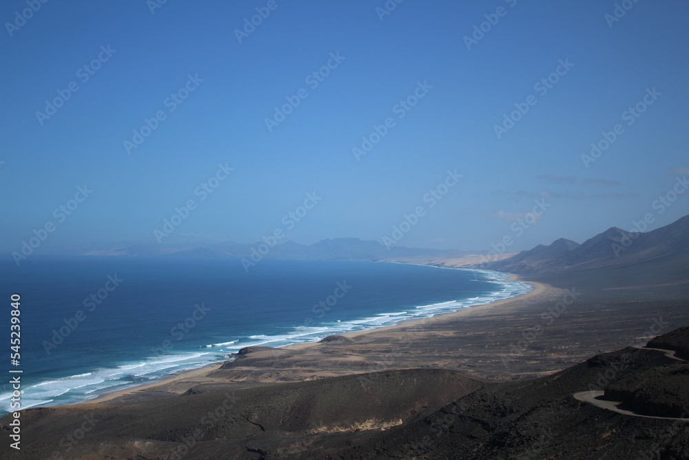 Landscape of Cofete in Fuerteventura