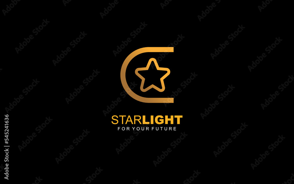 C logo star for branding company. letter template vector illustration for your brand. C logo star for branding company. letter template vector illustration for your brand.