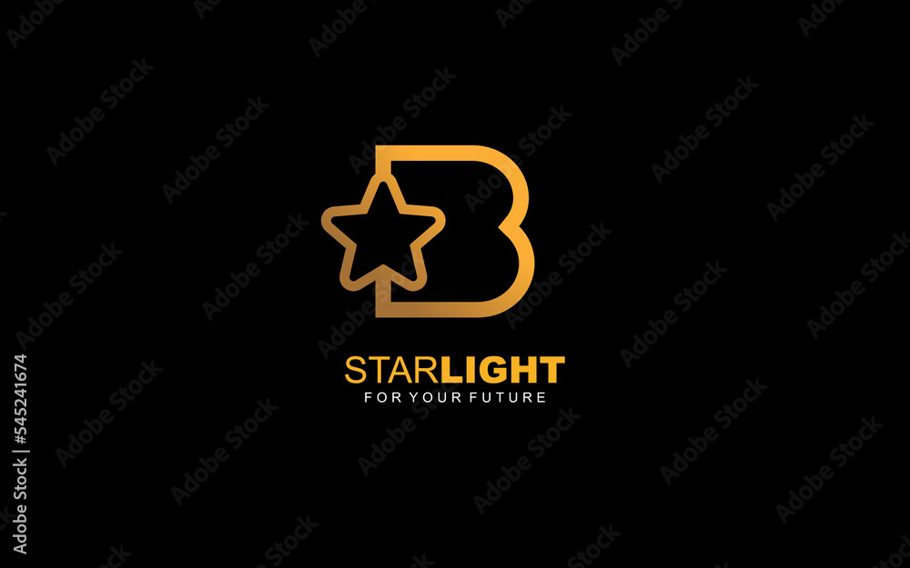 B logo star for branding company. letter template vector illustration for your brand. B logo star for branding company. letter template vector illustration for your brand.