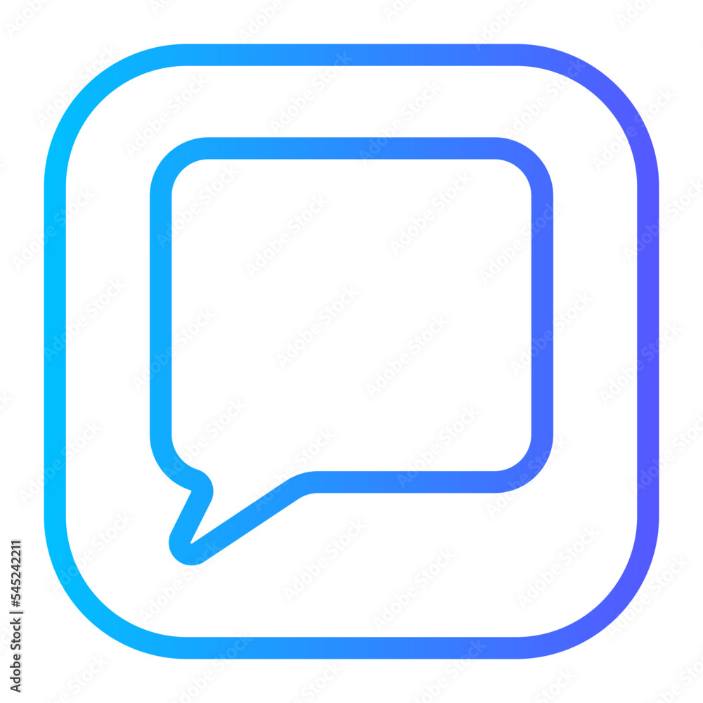 Naklejka premium chat