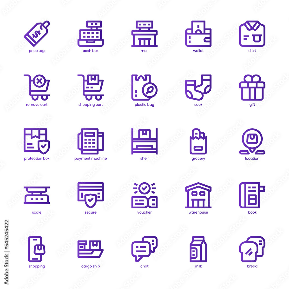 Retail Store icon pack for your website, mobile, presentation, and logo design. Retail Store icon basic line gradient design. Vector graphics illustration and editable stroke. Retail Store icon pack for your website, mobile, presentation, and logo design. Retail Store icon basic line gradient design. Vector graphics illustration and editable stroke.