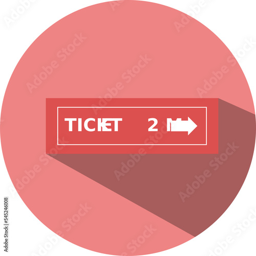 cinema and Movie icon with flat style