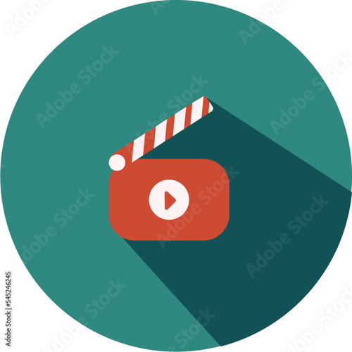 cinema and Movie icon with flat style