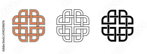 Dara Celtic Knot Vector Illustration Set