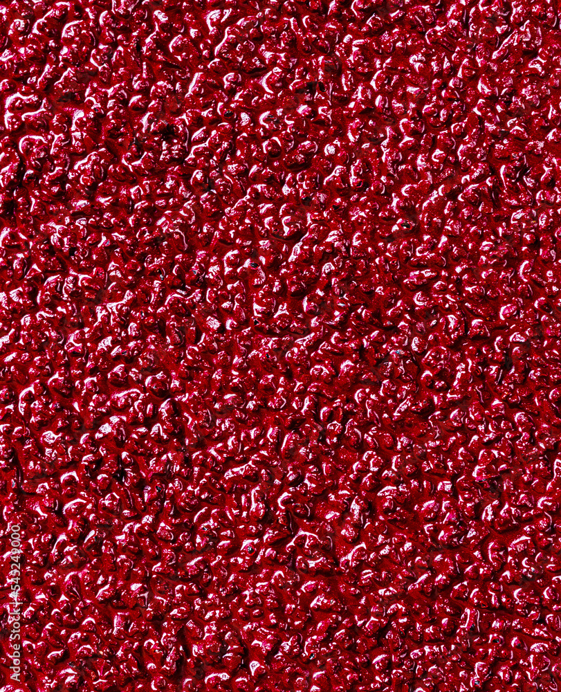 red sandpaper closeup