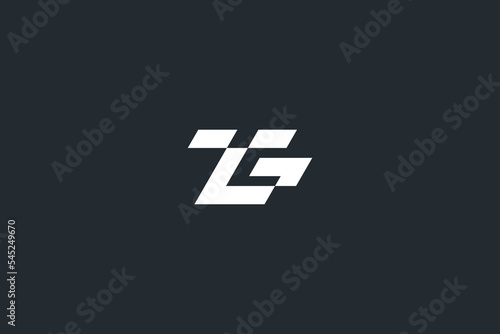 Abstract TG, GT, T, G Letters Logo Monogram icon. photo