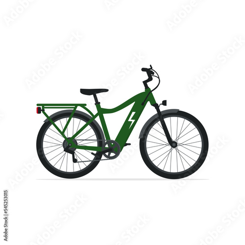 Bicycle isolated on white background