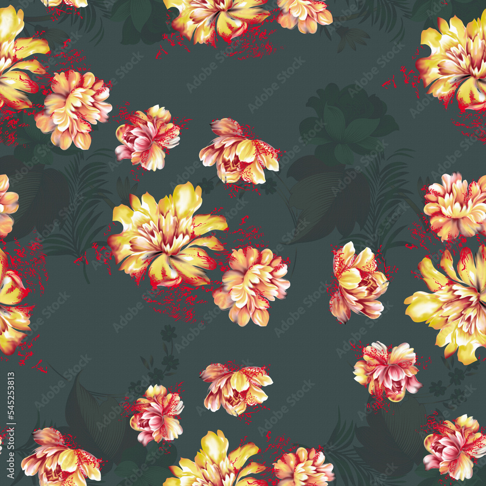 seamless flower pattern seamless flower pattern