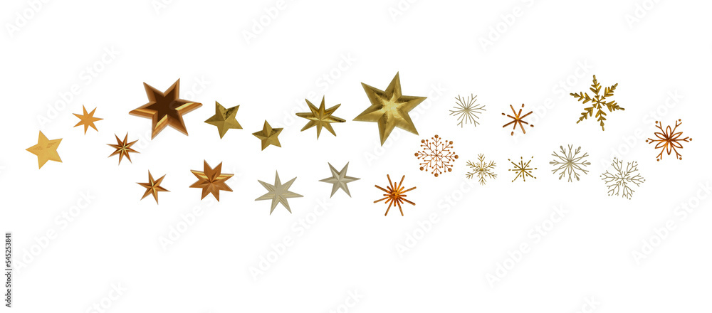 Holiday golden decoration, glitter frame isolated Holiday golden decoration, glitter frame isolated