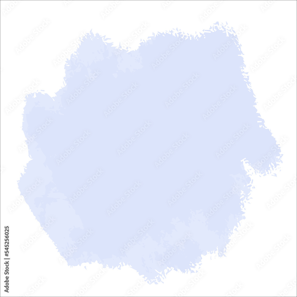A blue spot of paint without a background. Vector brushstroke for backgrounds and other designs.