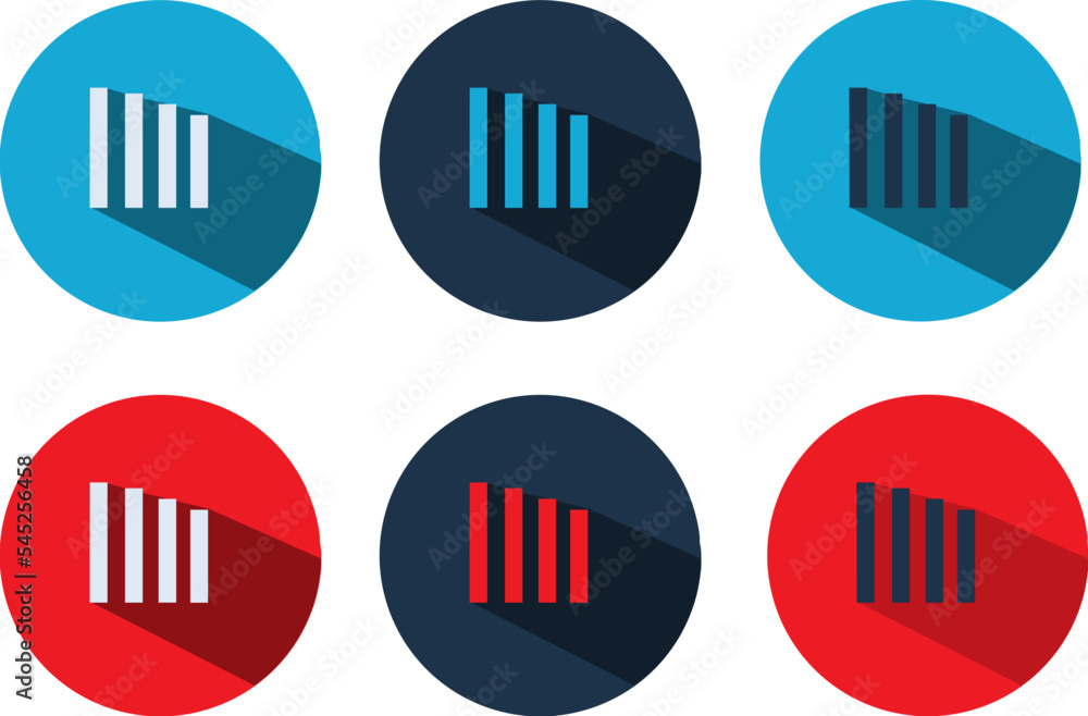 Mobile and Multimedia icon in flat style Mobile and Multimedia icon in flat style