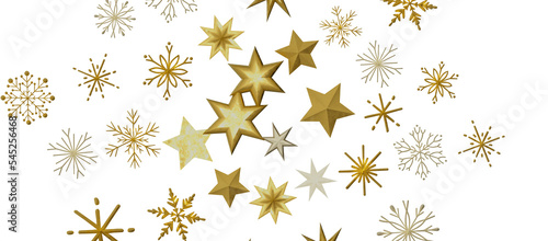 stars background  sparkle lights confetti falling. magic shining Flying christmas stars on night