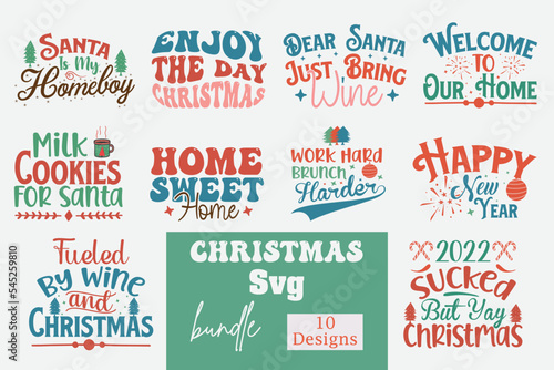  Christmas SVG Bundle,  Christmas  t shirt,  Christmas  vector.