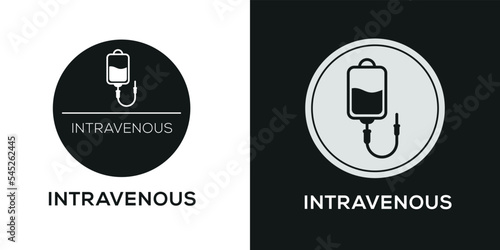 Creative (Intravenous) Icon, Vector sign.