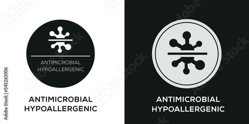 Creative (Antimicrobial hypoallergenic) Icon, Vector sign.