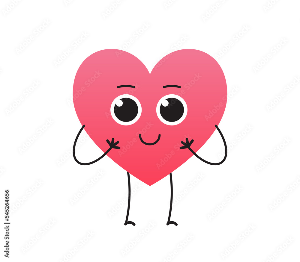 Heart icon and happy symbol simple shape concept flat illustration.
Heart icon and happy symbol simple shape concept flat illustration.