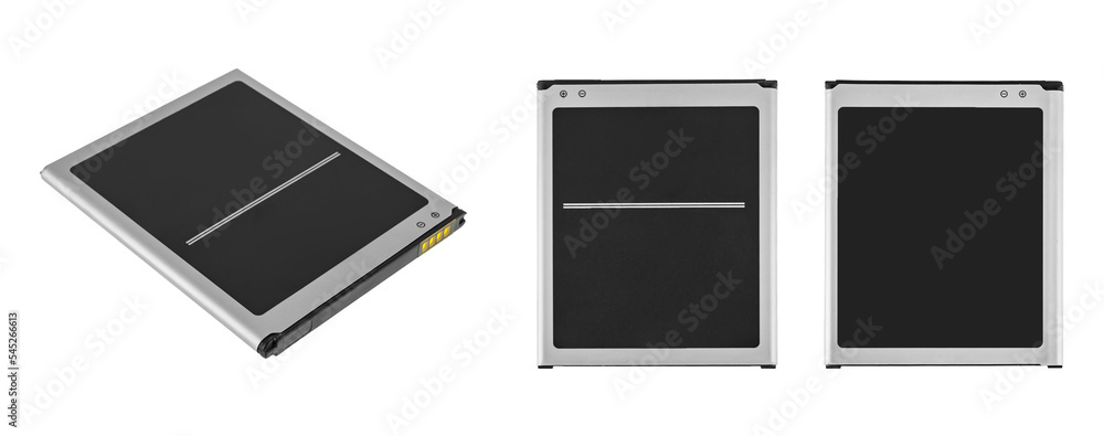 battery for the phone, a spare part for the phone, on a white background battery for the phone, a spare part for the phone, on a white background