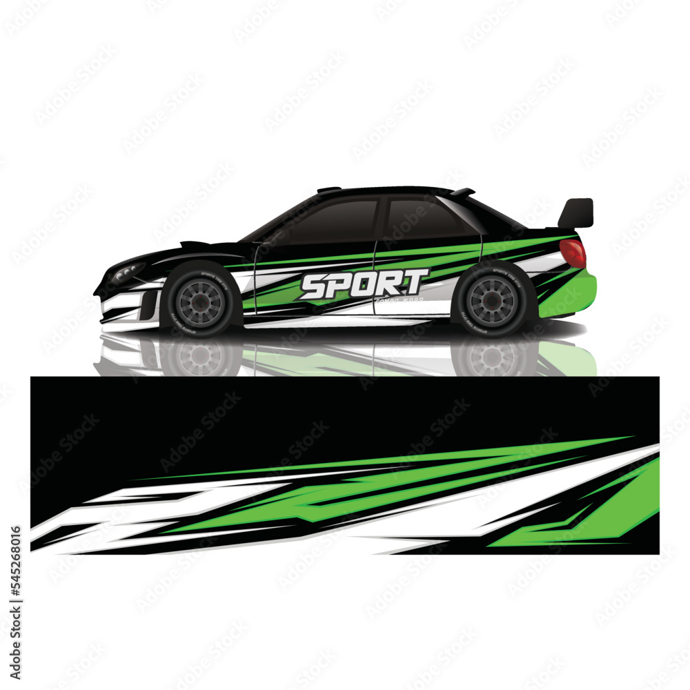 Car decal wrap design vector Car decal wrap design vector