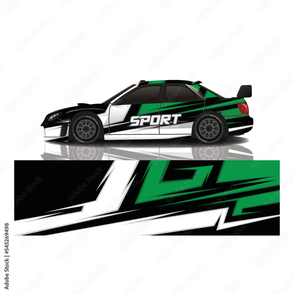 Car decal wrap design vector Car decal wrap design vector