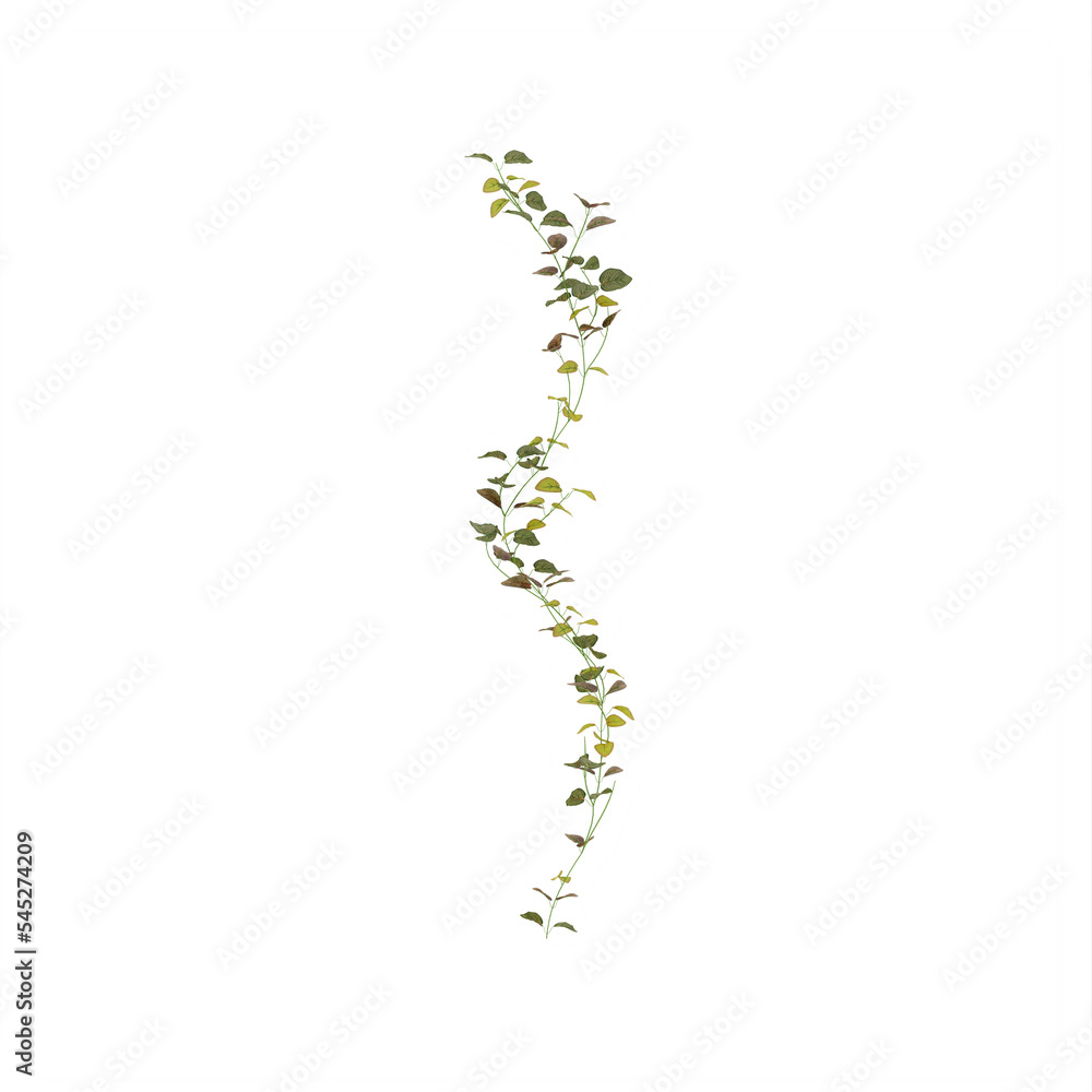 Artificial garland Phytonia green red Artificial garland Phytonia green red
