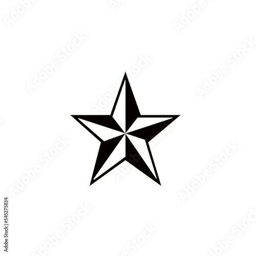 black and white star illustrations in photoshop