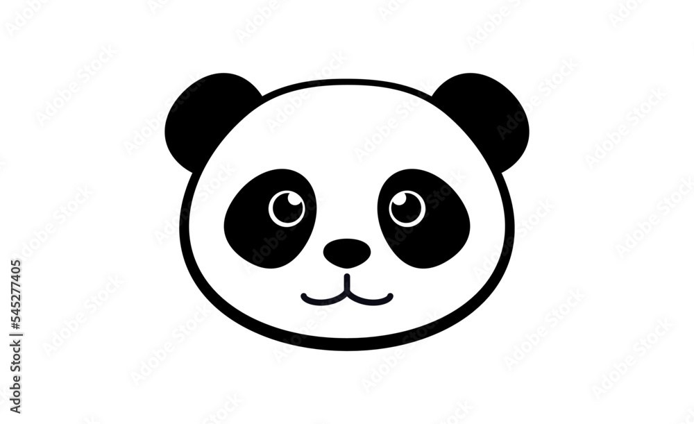 Little Panda. Cartoon Panda. Cute Panda Face. Baby Shower Little Panda. Cartoon Panda. Cute Panda Face. Baby Shower