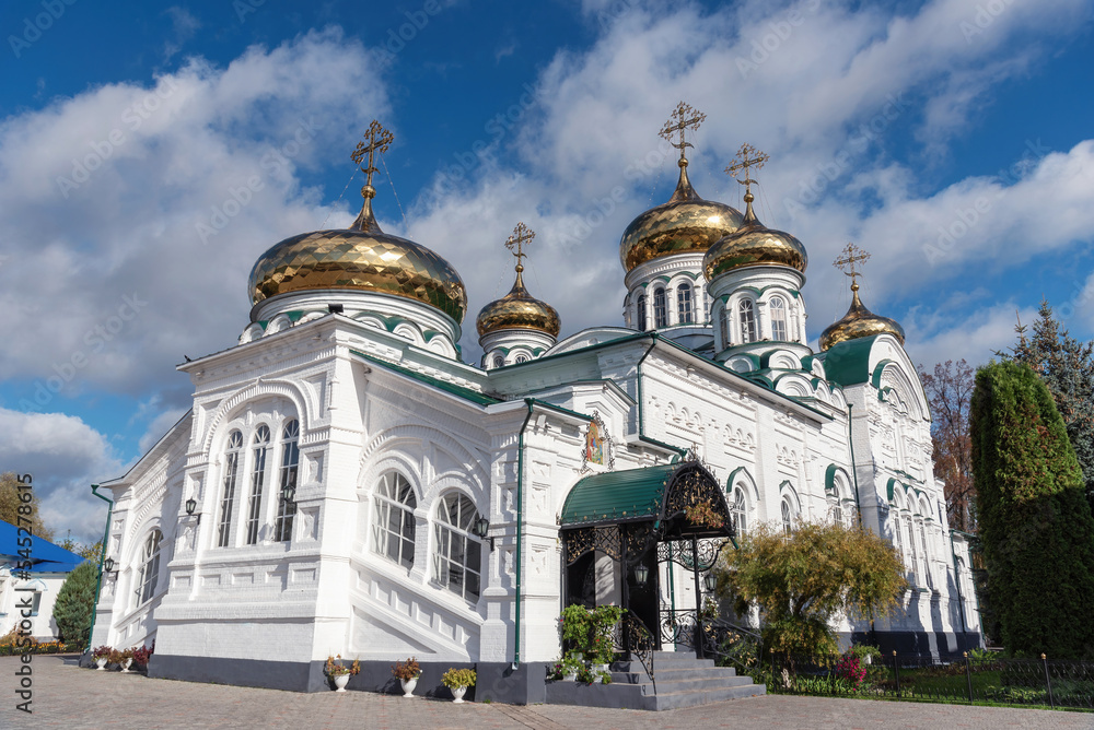 Trinity Cathedral in Raifa, Republic Tatarstan, Russia.