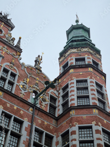 beautiful place of Gdansk, old town of Gdansk