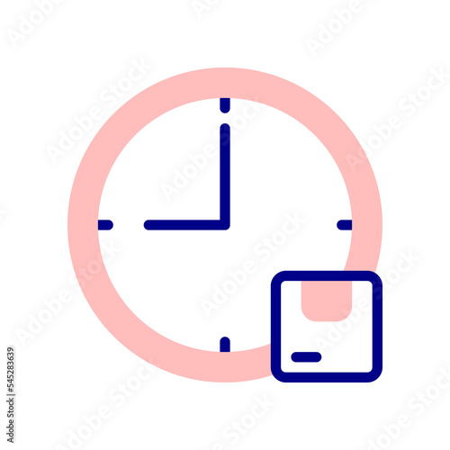 Estimated Time of Package Arrival icon, estimated package delivery.