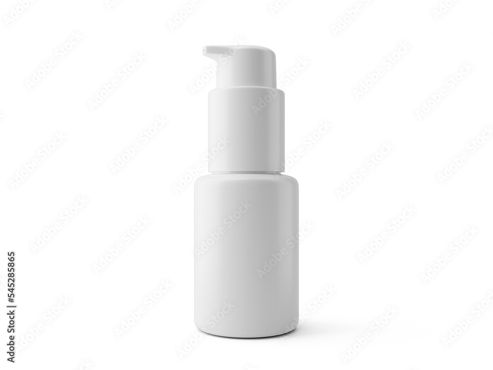 blank white plastic spray bottle with transparent background. 3D render. blank white plastic spray bottle with transparent background. 3D render.