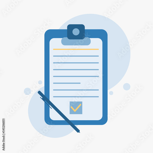 Sign a document. Contract, agreement, signature, application form, business deal concepts. Modern flat design.  Cartoon minimal style.