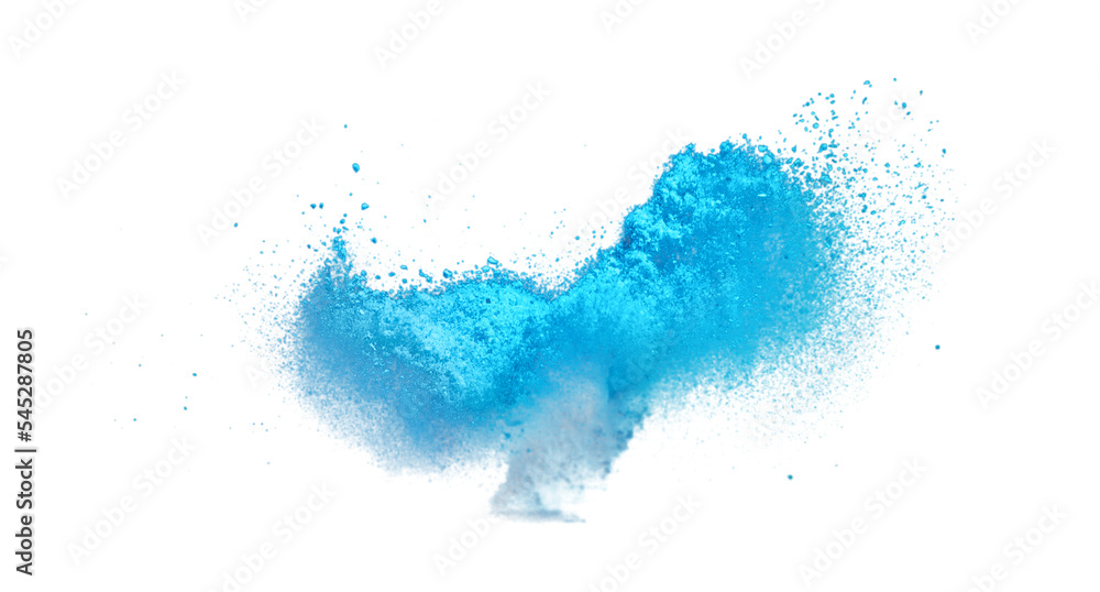 Abstract powder splatted. Colorful powder explosion on white background. Colorful dust explode. Abstract powder splatted. Colorful powder explosion on white background. Colorful dust explode.