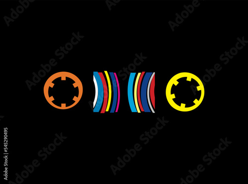 magnetic tape audio cassette image 