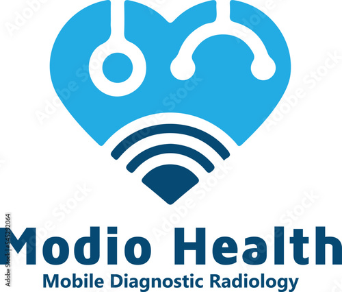 mobile diagnostic healthcare company logo