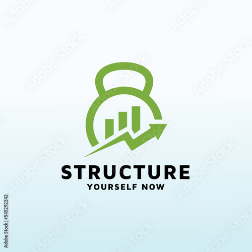 strong financial literacy business logo design