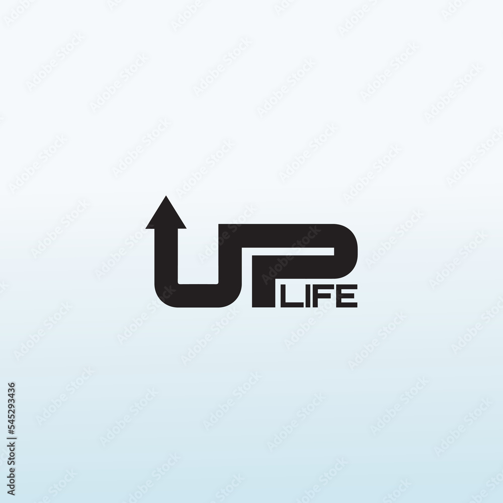 UPLIFE vector logo design idea UPLIFE vector logo design idea