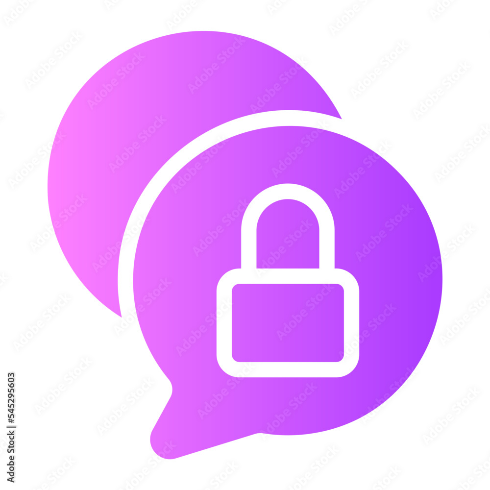 private chat gradient icon private chat gradient icon