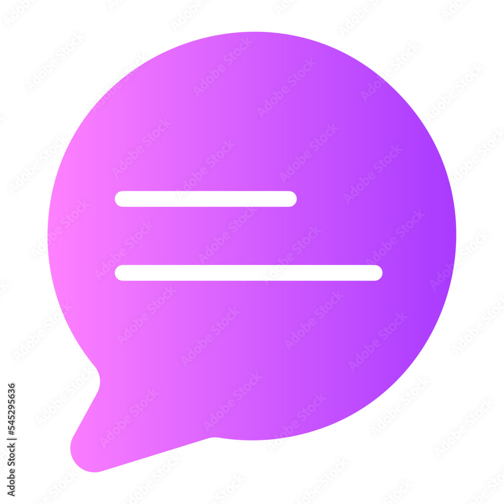 chat gradient icon chat gradient icon