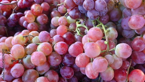 bunch of grapes. a group of grapes sold in traditional markets in Indonesia.