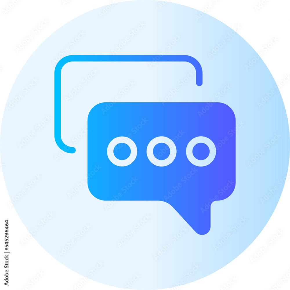 conversation gradient icon conversation gradient icon
