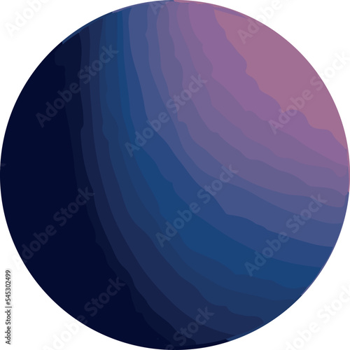 Space planets, asteroid, moon, fantastic world game vector .