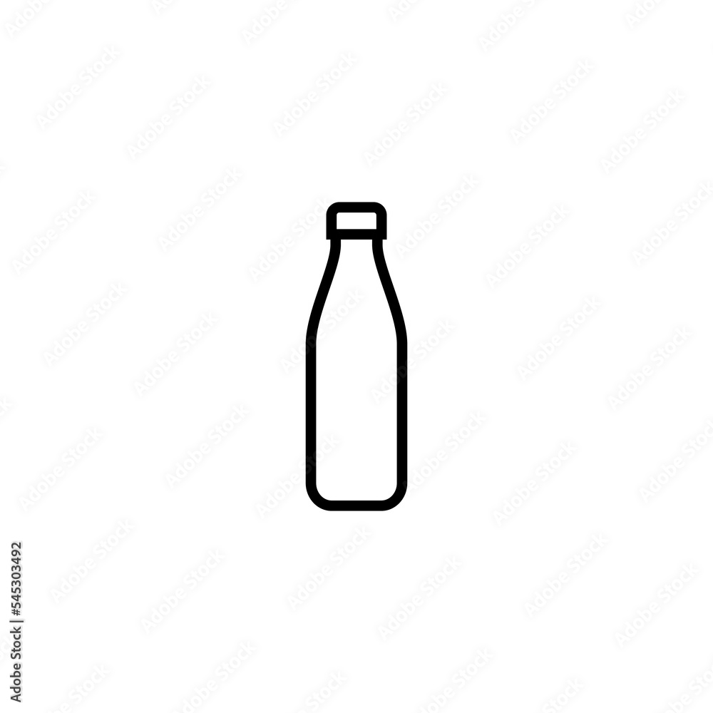 Bottle icon vector illustration. bottle sign and symbol Bottle icon vector illustration. bottle sign and symbol