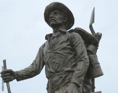 Картината върху платно The Prospector, Sitka Alaska