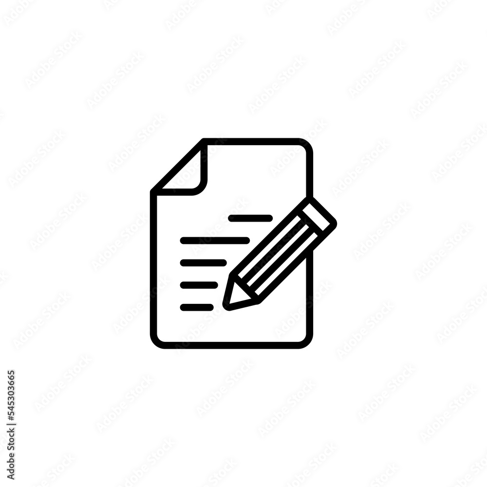Note icon vector illustration. notepad sign and symbol Note icon vector illustration. notepad sign and symbol