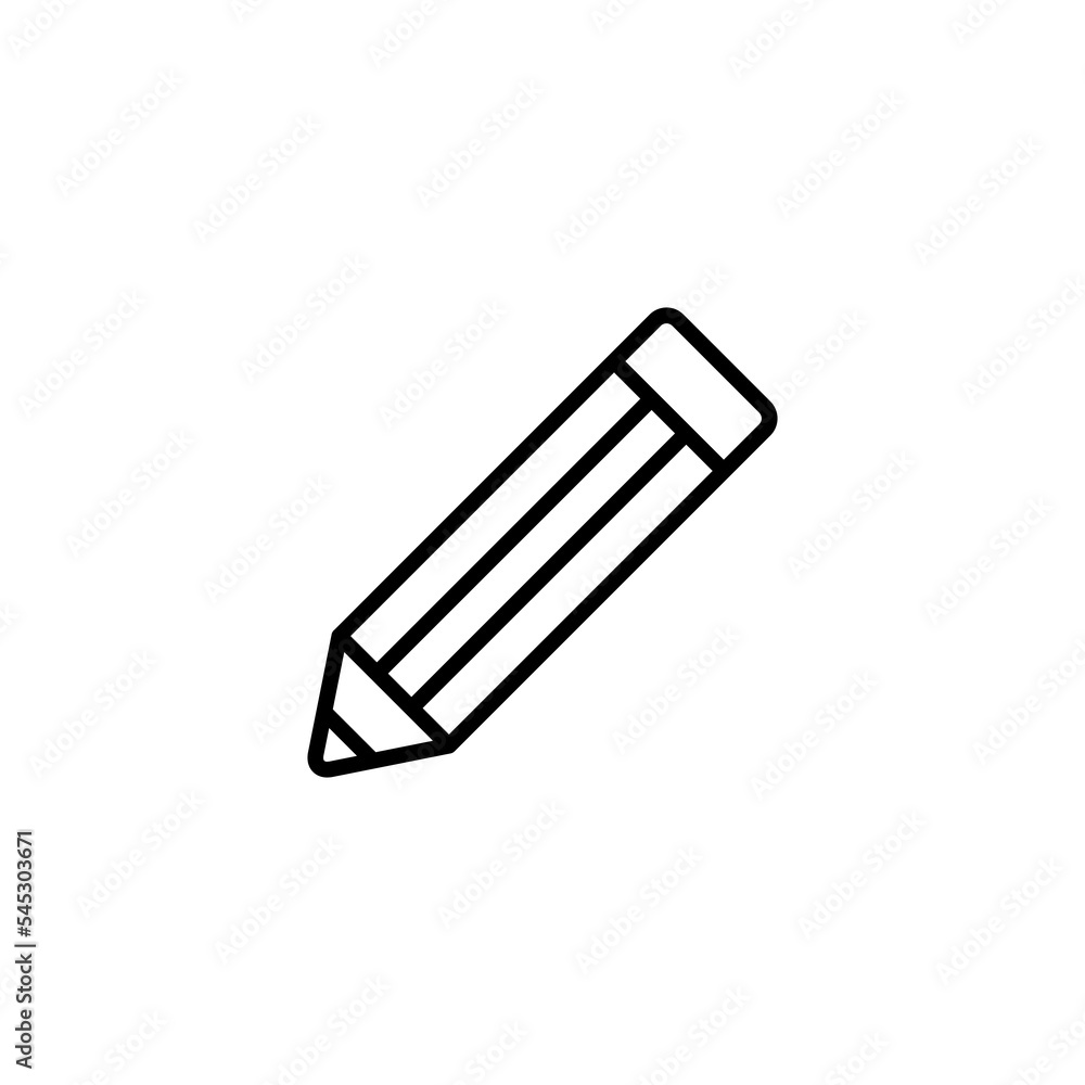 Pencil icon vector illustration. pen sign and symbol. edit icon vector Pencil icon vector illustration. pen sign and symbol. edit icon vector