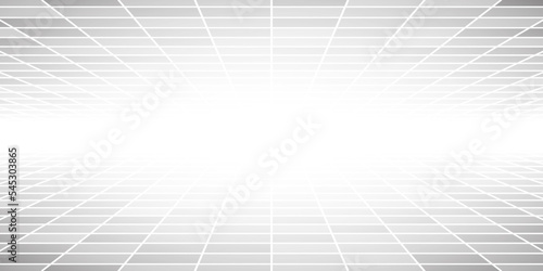 Abstract tiled background with perspective in gray colors