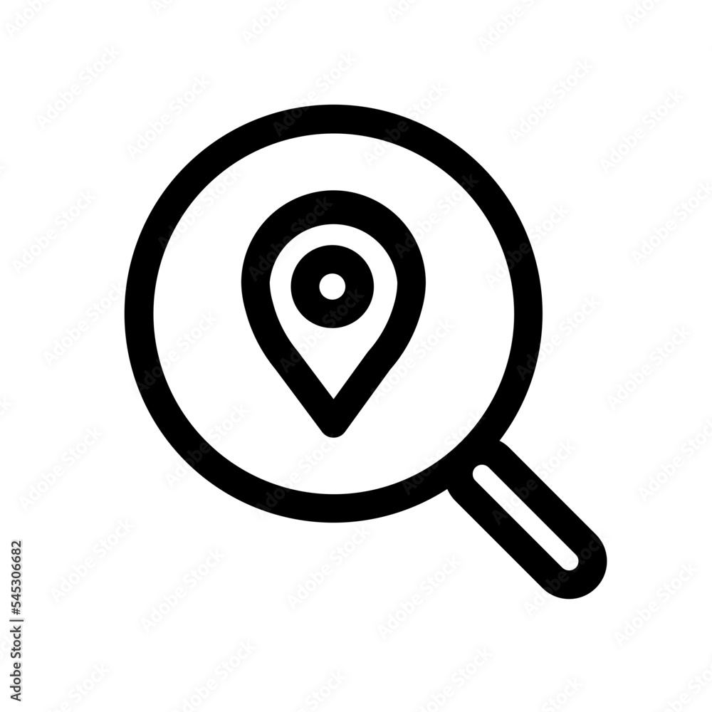 address find glass location magnifier pin search icon address find glass location magnifier pin search icon